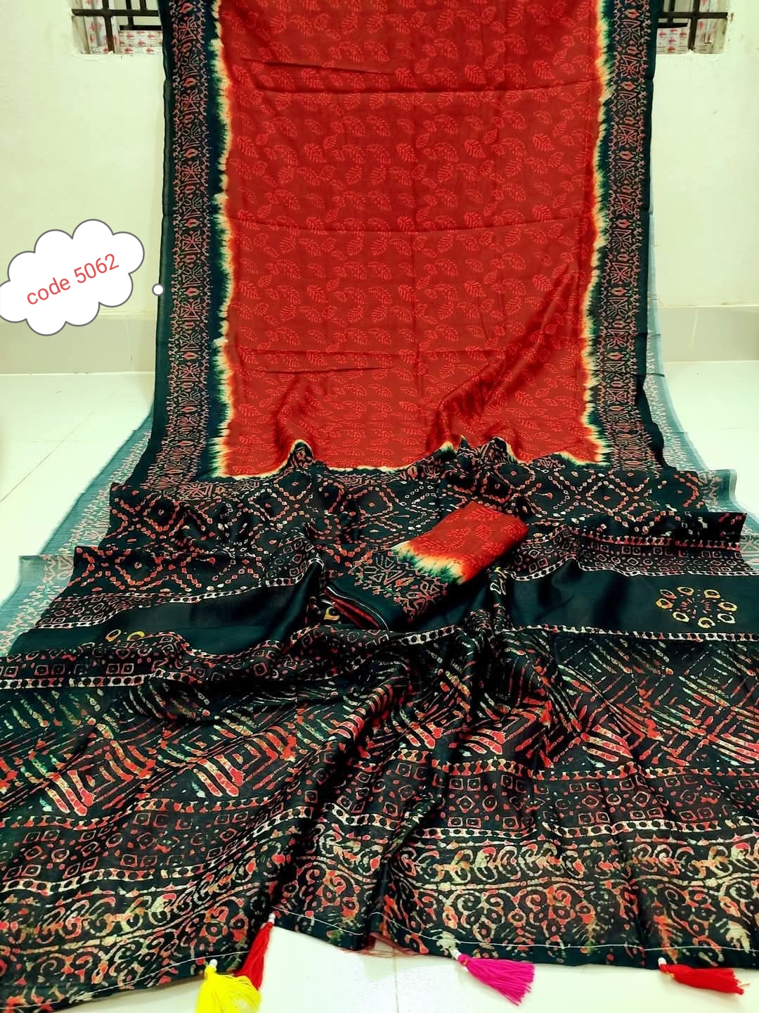 Chandari Silk saree code 5062