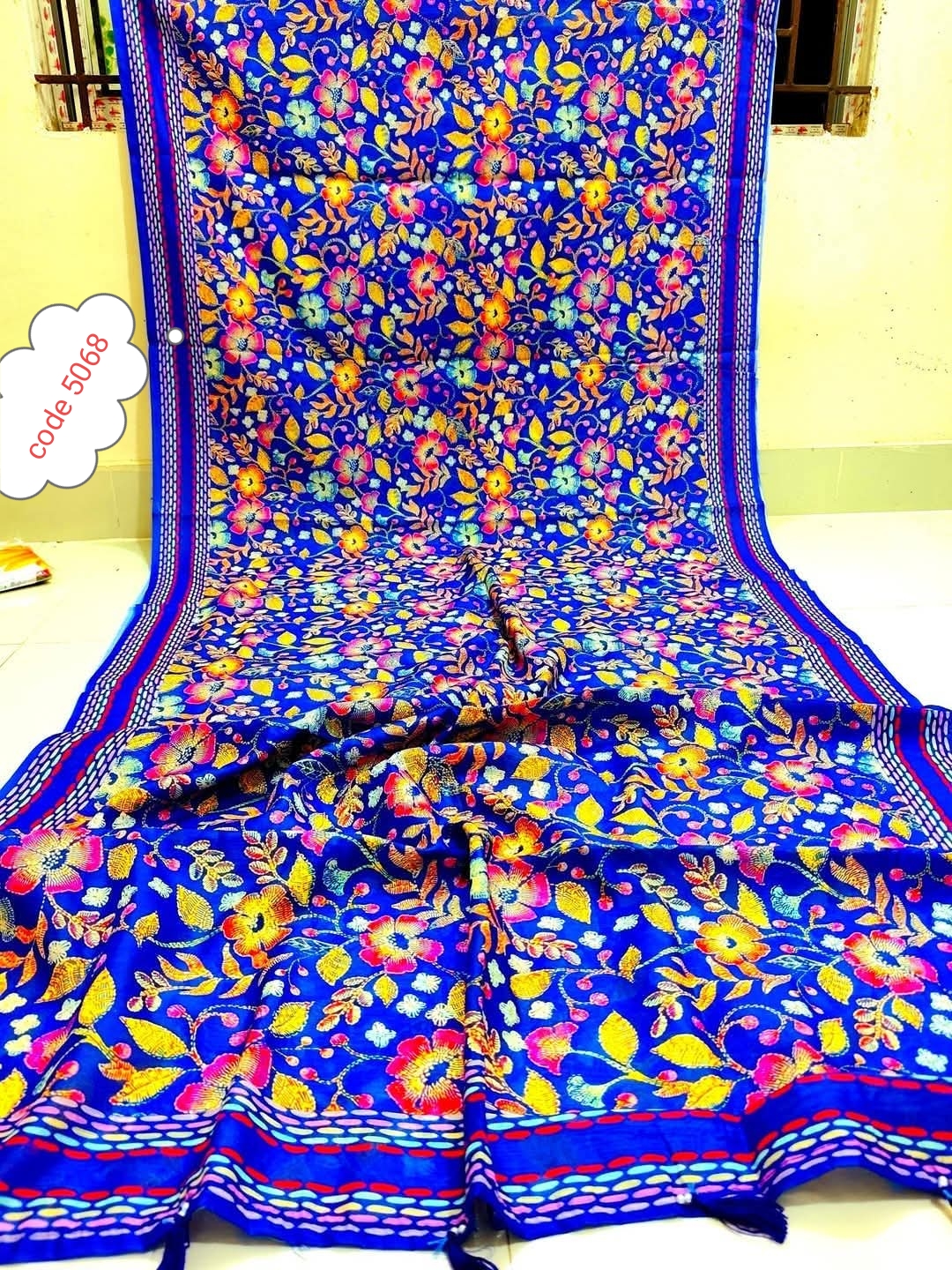 Chandari Silk saree code 5068