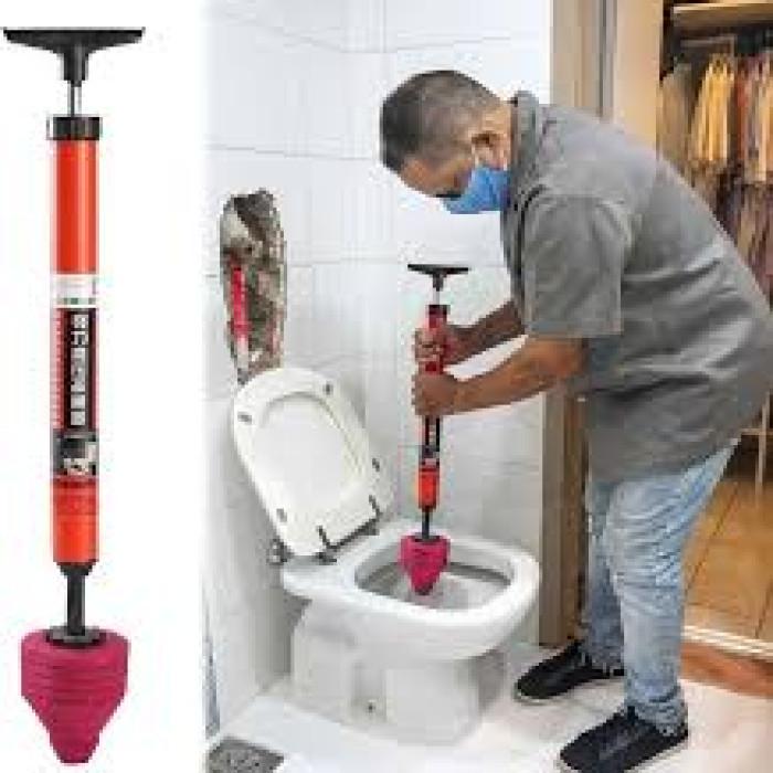 High pressure toilet cleaning