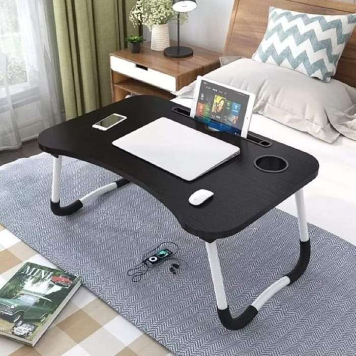 Folding Laptop Table (Black)