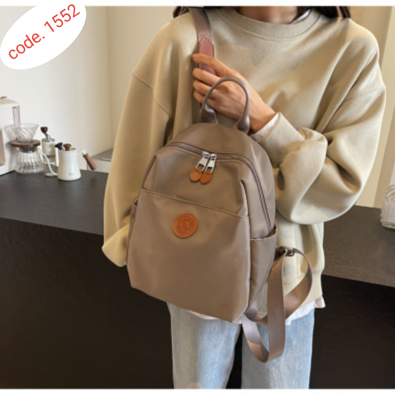 2025 New Hot Women's Backpacks Designer High Quality Soft Nylon Simple Fashion Bag code 1552