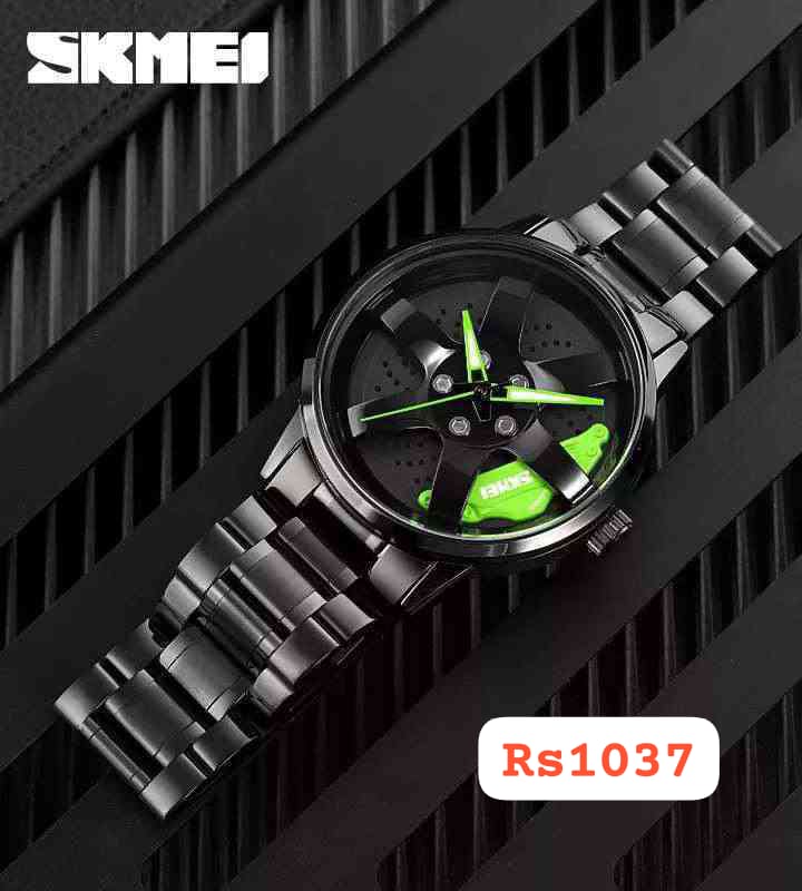 Skami Watch ছেলেদের ঘড়ি ভেতরে ঘুরবে code rs1037